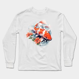 Koi Fish In A Pond Long Sleeve T-Shirt